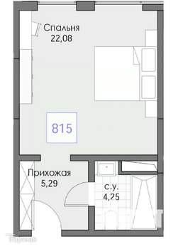 1-к квартира, вторичка, 41м2, 2/16 этаж