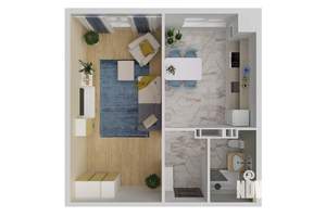 1-к квартира, вторичка, 37м2, 2/8 этаж