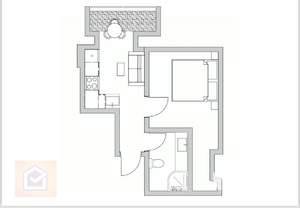 1-к квартира, вторичка, 32м2, 3/9 этаж