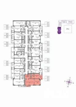 2-к квартира, вторичка, 60м2, 4/16 этаж