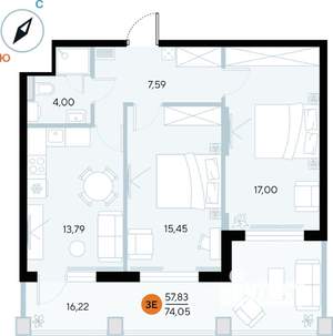 Фото квартиры на продажу (1)