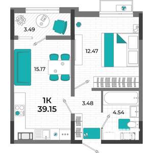3-к квартира, вторичка, 87м2, 3/13 этаж