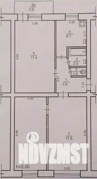 3-к квартира, вторичка, 64м2, 3/5 этаж