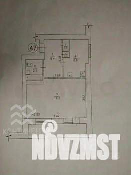 1-к квартира, вторичка, 35м2, 6/16 этаж