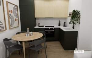 1-к квартира, строящийся дом, 58м2, 6/7 этаж