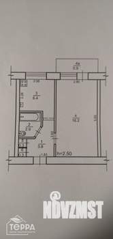 1-к квартира, вторичка, 30м2, 4/4 этаж
