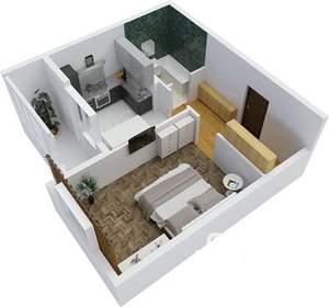1-к квартира, вторичка, 39м2, 7/8 этаж