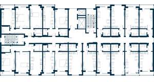 2-к квартира, строящийся дом, 44м2, 5/8 этаж