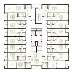 1-к квартира, вторичка, 38м2, 8/21 этаж