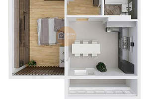 45-к квартира, сданный дом, 45м2, 4/9 этаж