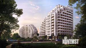 2-к квартира, строящийся дом, 53м2, 8/12 этаж