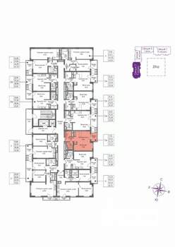 Студия квартира, вторичка, 35м2, 4/16 этаж