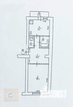 1-к квартира, вторичка, 40м2, 1/5 этаж