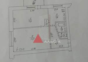 2-к квартира, вторичка, 41м2, 5/5 этаж