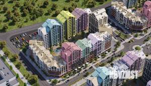 1-к квартира, строящийся дом, 39м2, 4/13 этаж