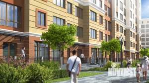 1-к квартира, строящийся дом, 39м2, 5/8 этаж