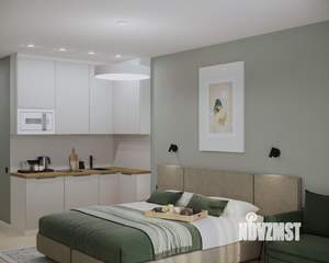 1-к квартира, строящийся дом, 36м2, 2/9 этаж