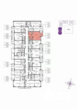 Студия квартира, вторичка, 33м2, 5/16 этаж