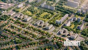 1-к квартира, строящийся дом, 47м2, 1/9 этаж