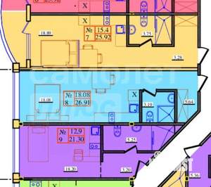 Студия квартира, вторичка, 26м2, 5/6 этаж
