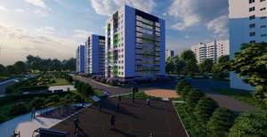 Студия квартира, сданный дом, 32м2, 1/12 этаж