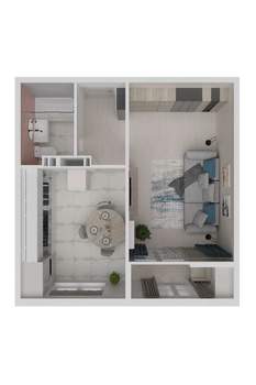 1-к квартира, вторичка, 34м2, 5/8 этаж