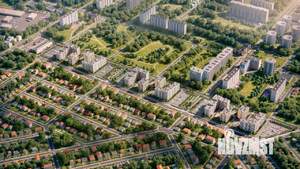 3-к квартира, строящийся дом, 80м2, 1/9 этаж