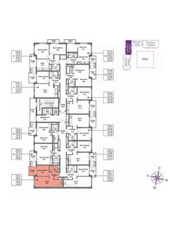 1-к квартира, вторичка, 40м2, 6/16 этаж