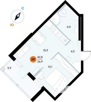 Фото квартиры на продажу (1)
