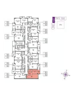 1-к квартира, вторичка, 39м2, 4/16 этаж