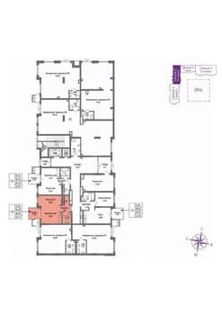 Студия квартира, вторичка, 37м2, 1/16 этаж