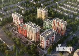 1-к квартира, вторичка, 43м2, 2/16 этаж