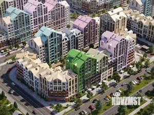 2-к квартира, строящийся дом, 66м2, 2/13 этаж