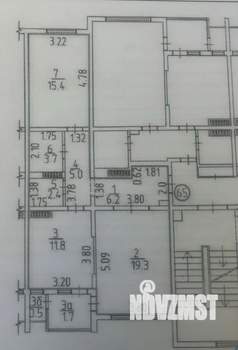 2-к квартира, вторичка, 63м2, 8/9 этаж