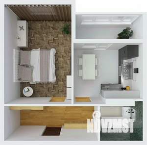 1-к квартира, вторичка, 39м2, 5/8 этаж
