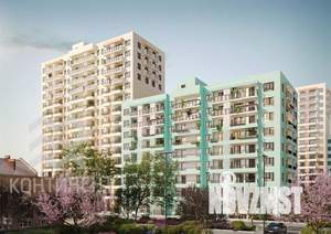 1-к квартира, вторичка, 39м2, 9/16 этаж