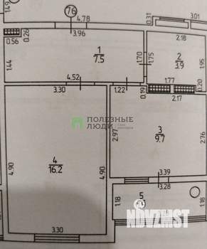 1-к квартира, вторичка, 39м2, 8/9 этаж