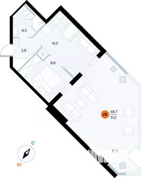 Фото квартиры на продажу (1)