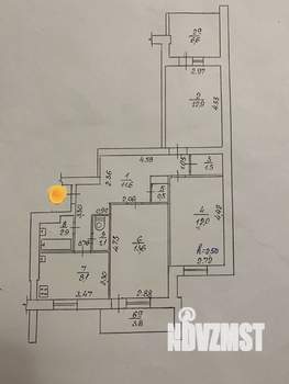 3-к квартира, вторичка, 69м2, 7/9 этаж