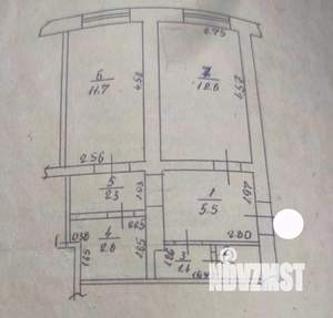 1-к квартира, вторичка, 38м2, 1/5 этаж