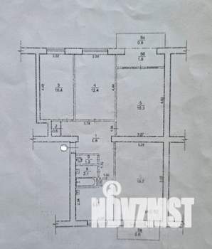 4-к квартира, вторичка, 70м2, 5/5 этаж
