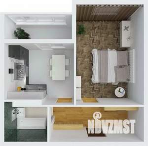 1-к квартира, вторичка, 39м2, 6/8 этаж