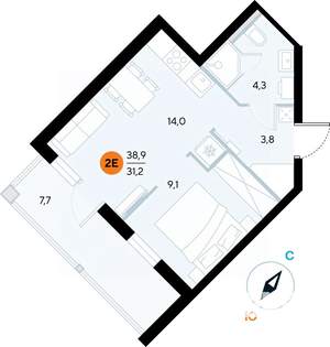 Фото квартиры на продажу (1)