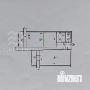 2-к квартира, вторичка, 44м2, 3/5 этаж
