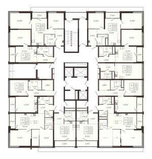 2-к квартира, вторичка, 57м2, 4/21 этаж