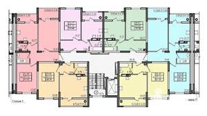 1-к квартира, вторичка, 45м2, 6/8 этаж