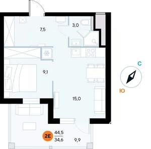 Фото квартиры на продажу (1)