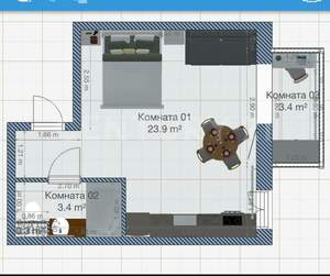 1-к квартира, сданный дом, 31м2, 7/9 этаж