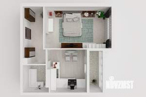 1-к квартира, строящийся дом, 41м2, 6/8 этаж
