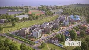 2-к квартира, строящийся дом, 54м2, 4/4 этаж